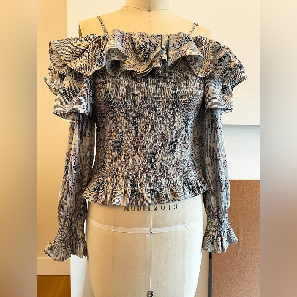 Gracie, EUC, long sleeve blouse